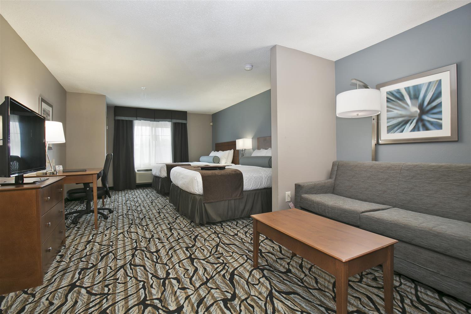 Best Western Plus Blaine At The National Sports Center Mn Double Queen Sofa