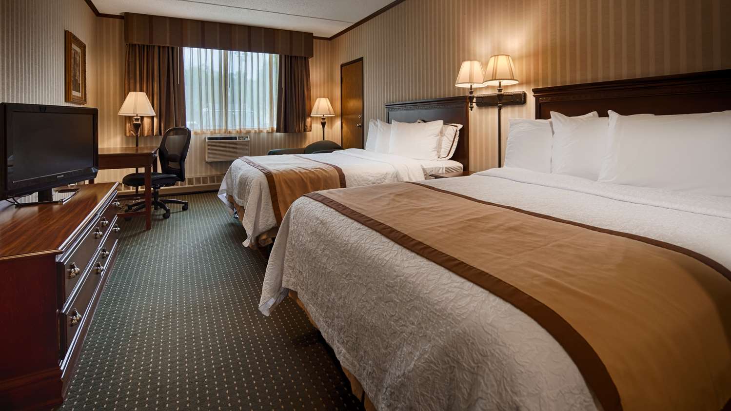 Hotel In Fairfield Nj Best Western Executive Inn Two Queen Size Standard Room