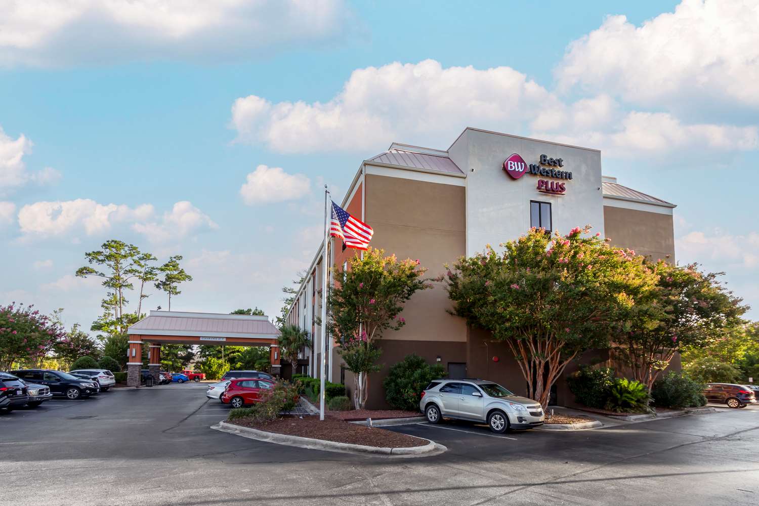 Walmart Supercenter Escalators Transport Customers Parking Stock