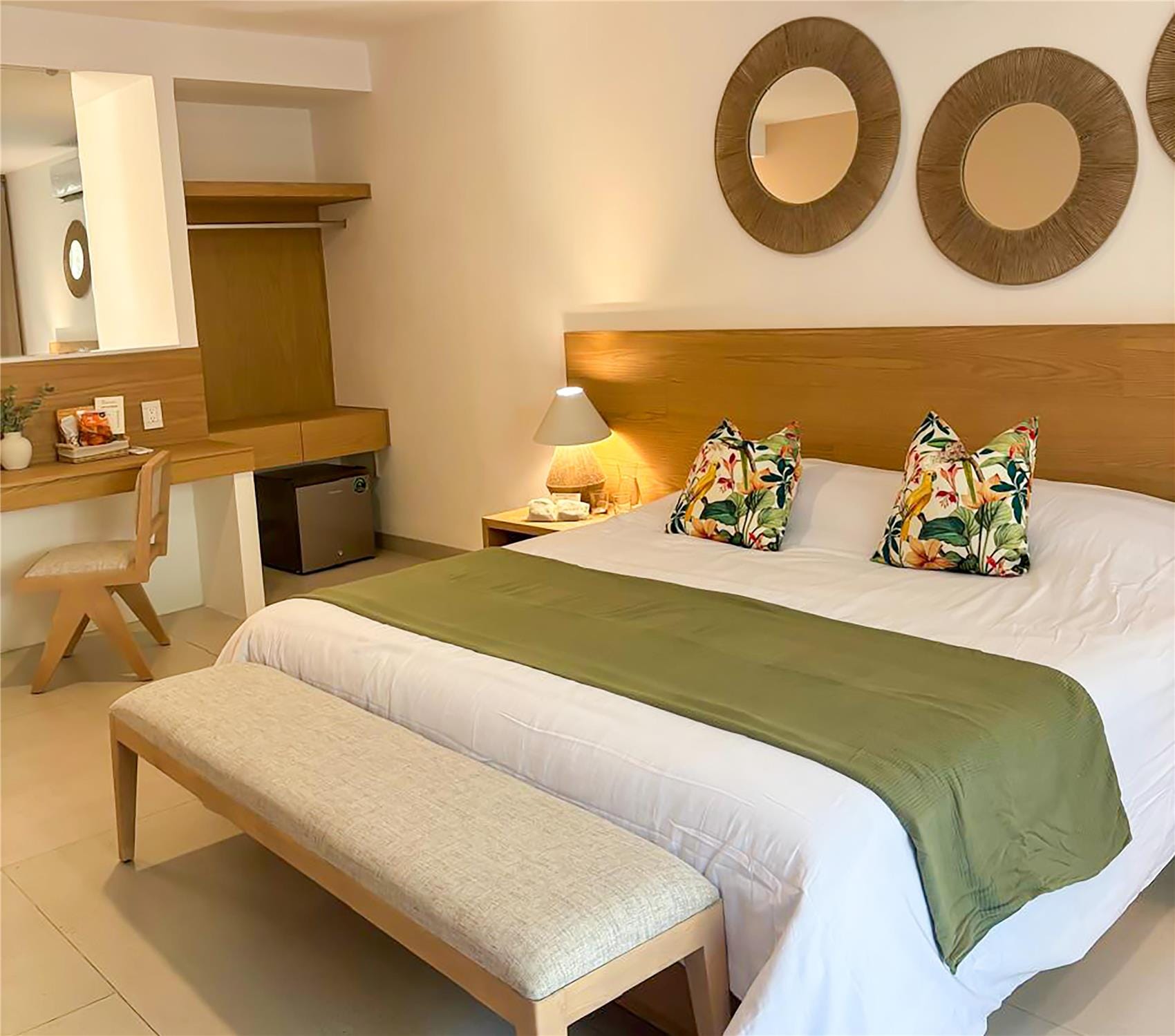 Elegant sanctuary guest room